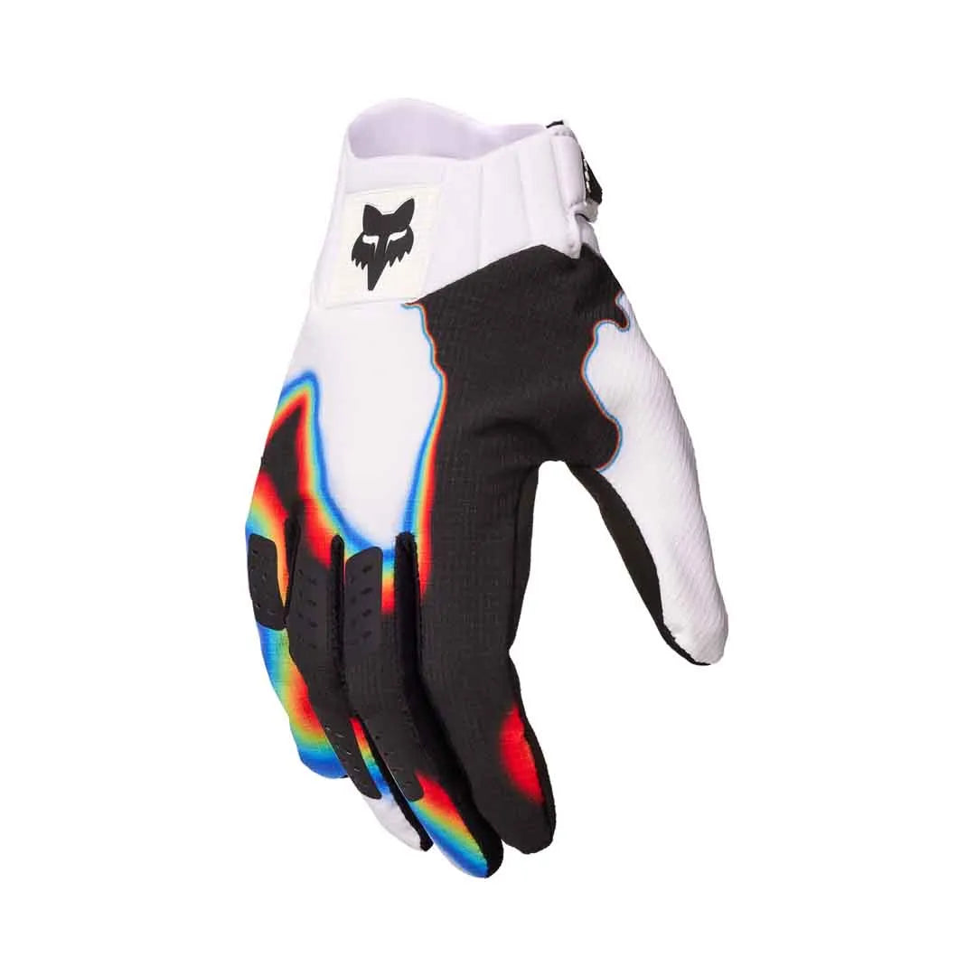 FOX FLEXAIR SCANS LE GLOVE WHITE BLACK AMA Warehouse