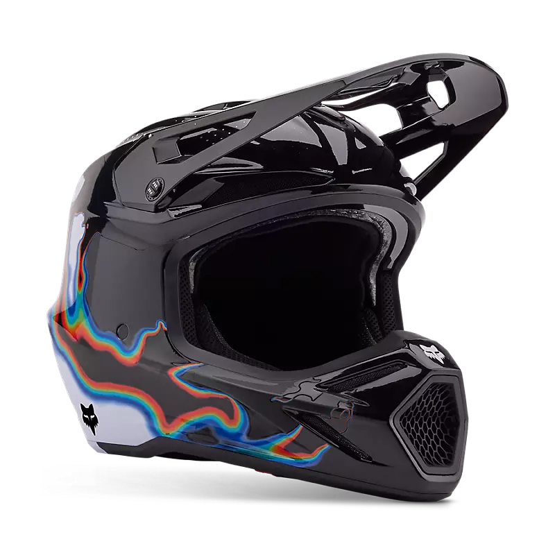 Fox - V3 RS Scans LE White Black Helmet