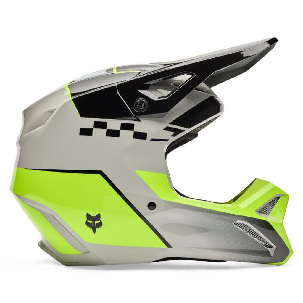 Fox - 2026 V1 Collect Grey/Yellow Helmet