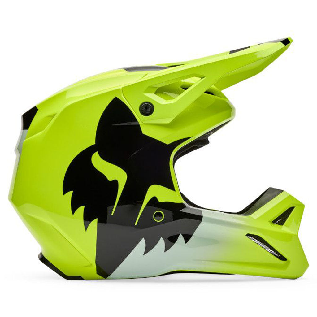 Fox - 2026 V1 Shield Flo Yellow Helmet