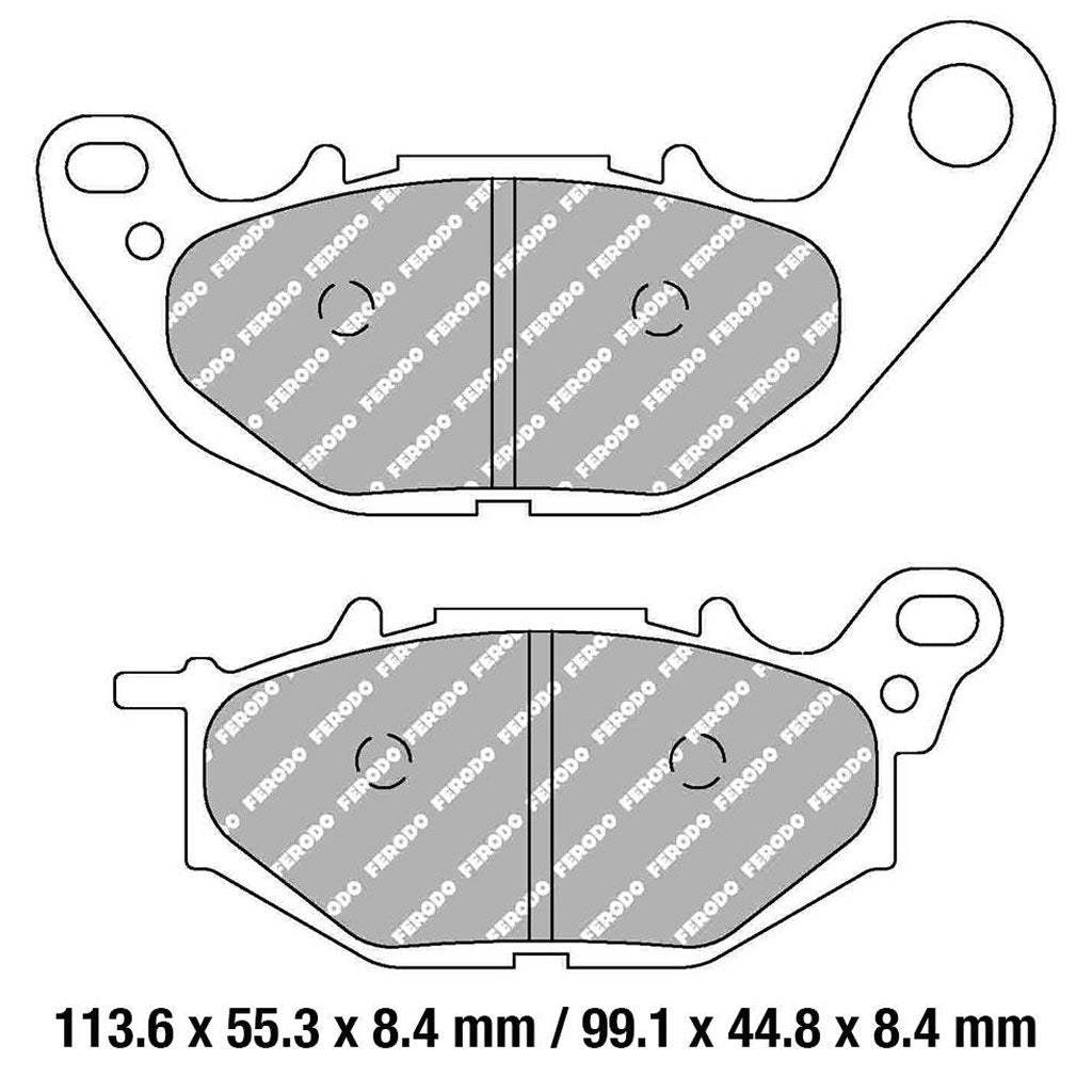 Ferodo - Disc Pad Set - FDB2280EF - Yamaha