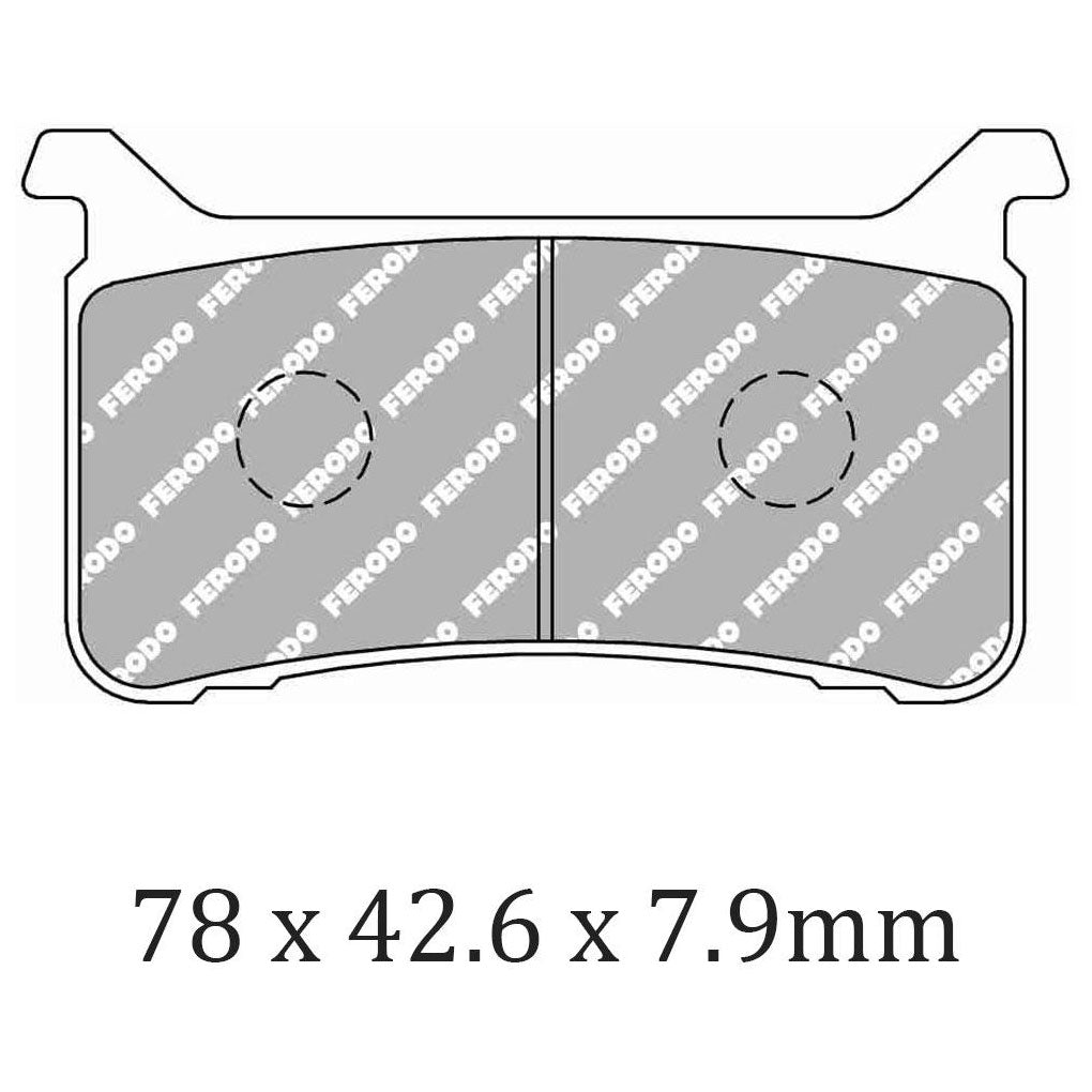 Ferodo - Disc Pad Set - FDB2300ST - Honda