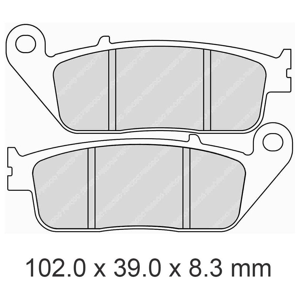 Ferodo - Disc Pad Set - FDB570P - BMW/Honda/Cagiva