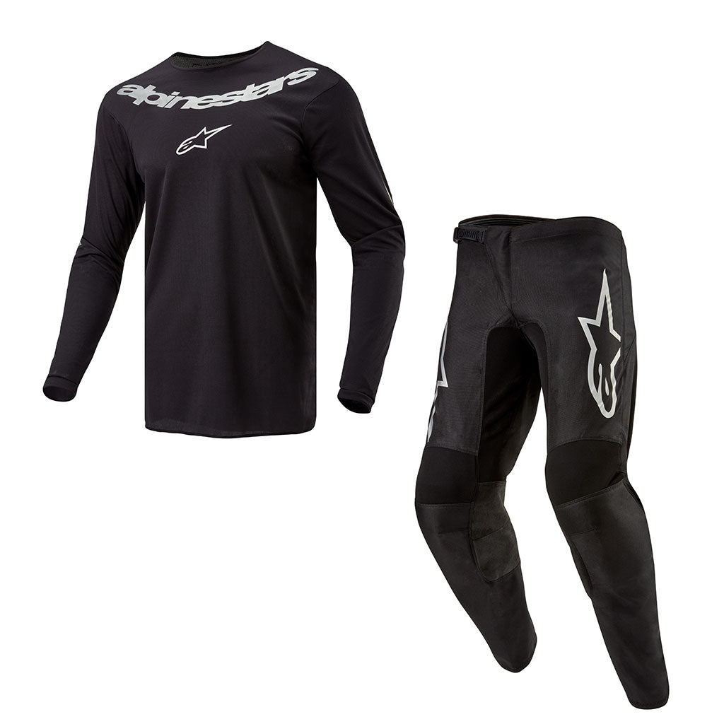 Alpinestars - 2024 Fluid Graphite Black/Silver MX Combo