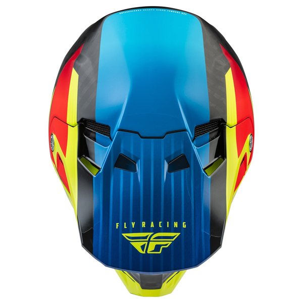 Fly Racing - Formula Carbon Prime Yellow/Blue/Red Helmet