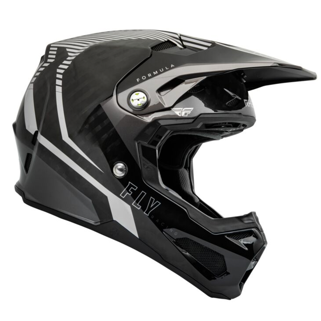 Fly Racing - Formula Carbon Tracer Silver/Black Helmet