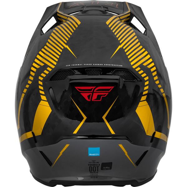 Fly Racing - Formula Carbon Tracer Gold/Black Helmet