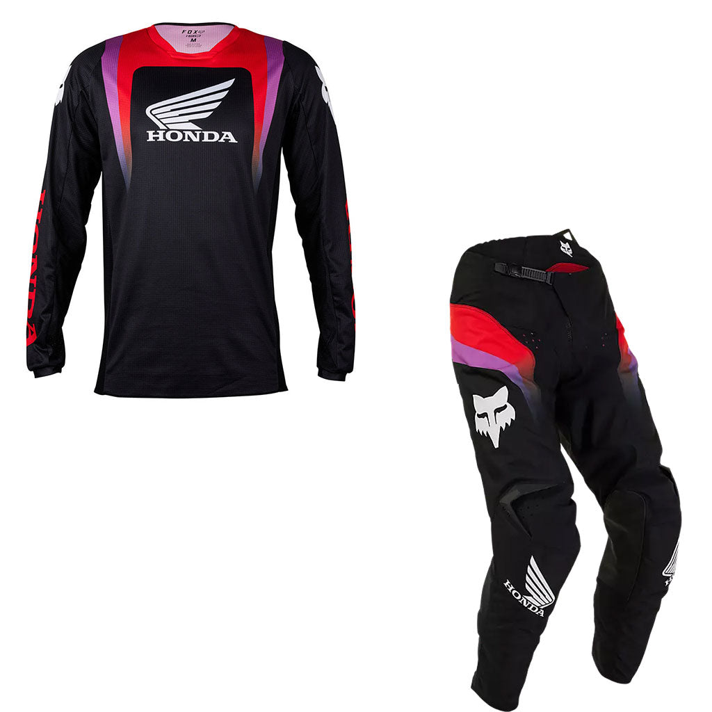 Fox 2024 180 Honda Black/Red MX Combo AMA Warehouse