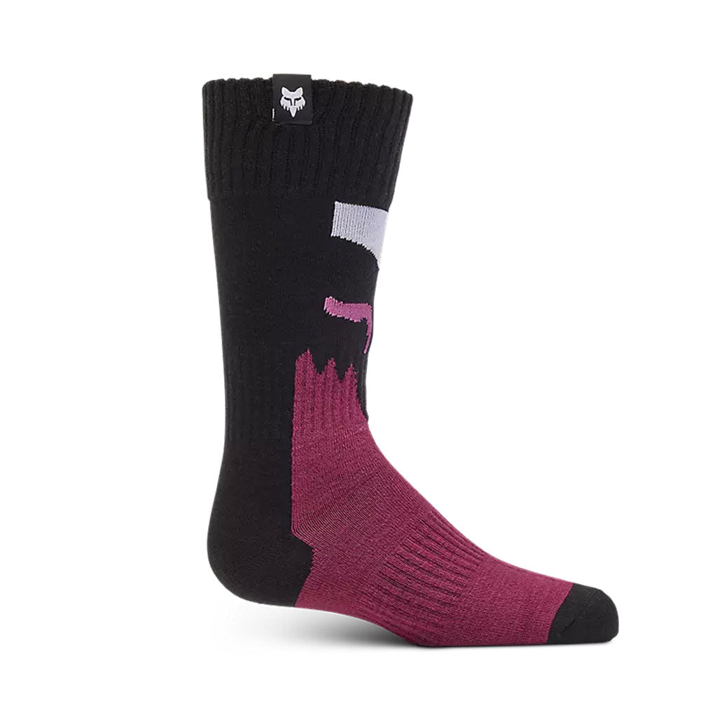 Fox - 2024 Youth Girls 180 Flora Black/Pink Socks