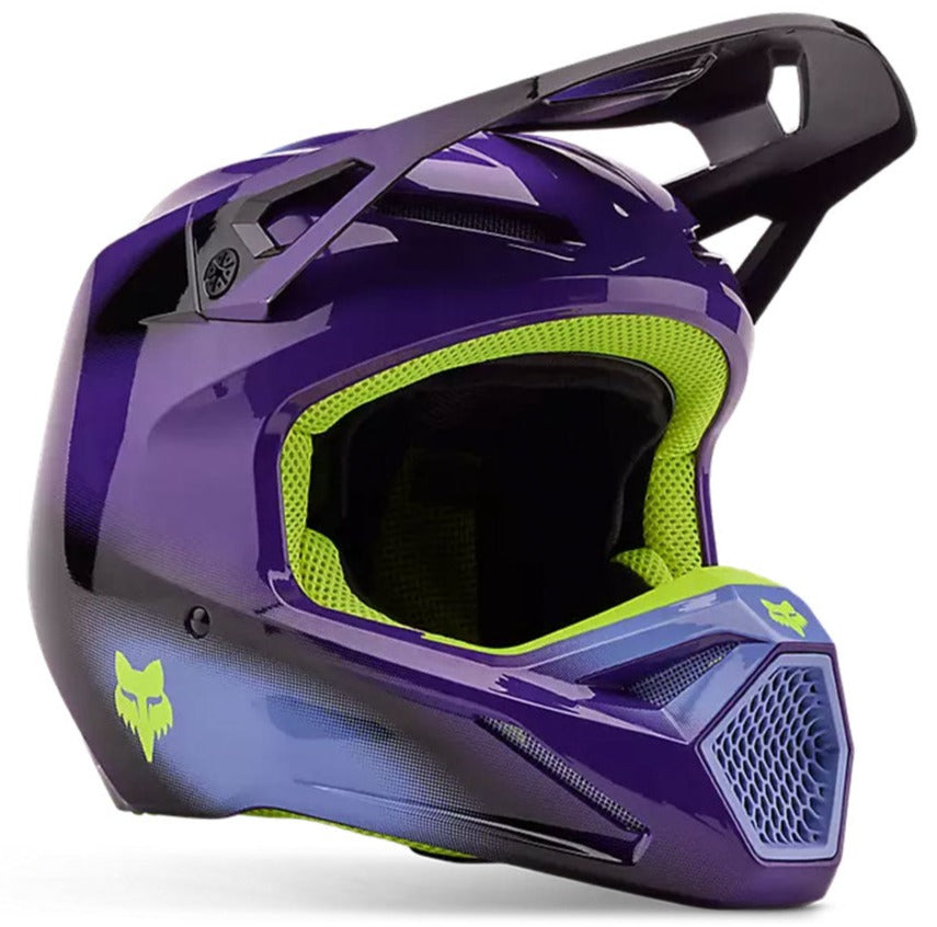 Fox - 2024 V1 Interfere Black/Blue Helmet