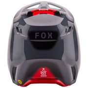 Fox - 2024 V1 Interfere Grey/Red Helmet