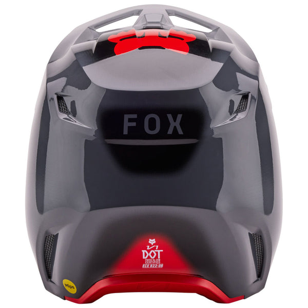 Fox - 2024 V1 Interfere Grey/Red Helmet