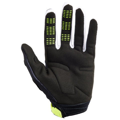 Fox - 180 Morphic Black/Yellow Gloves