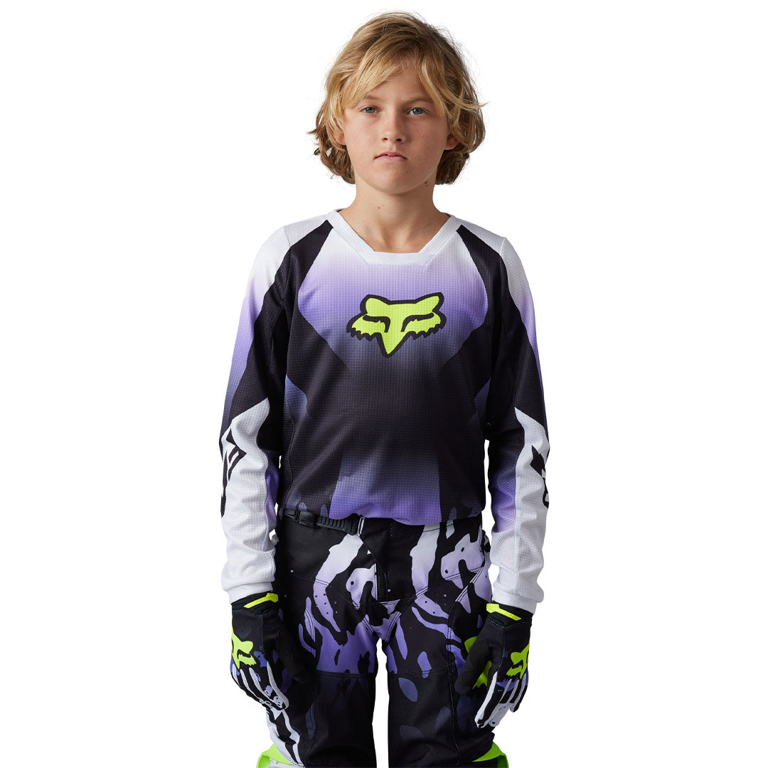 Fox - 2023 180 Youth Morphic Black/White Jersey