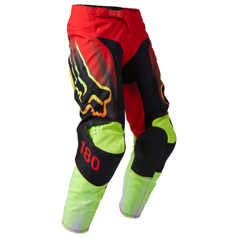 Fox - 2023 180 Youth Statk Black/Red Pant