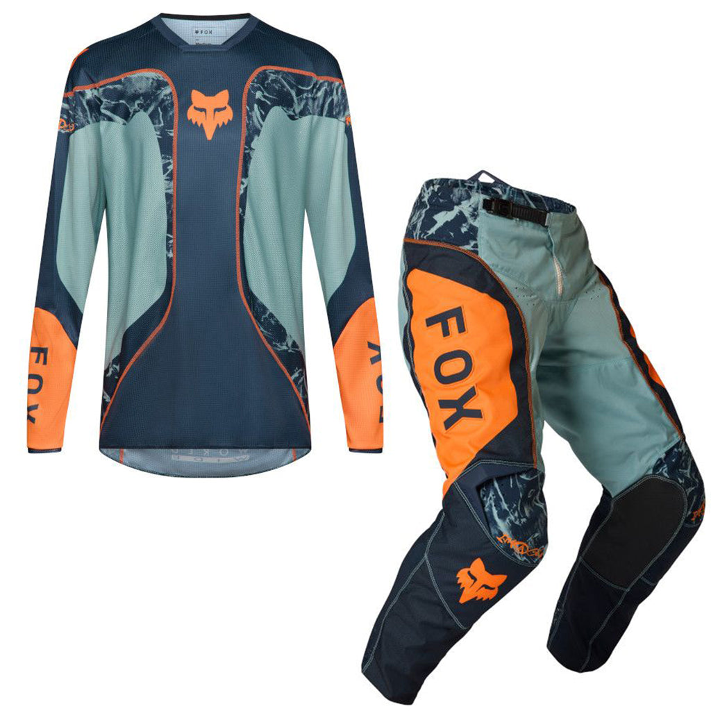 Fox - 2026 180 Image Print Arc Blue/Orange MX Combo