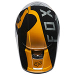 Fox - Youth V1 Skew Black/Gold Helmet