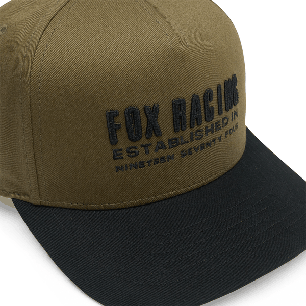 Fox - Warped Olive Green Snapback