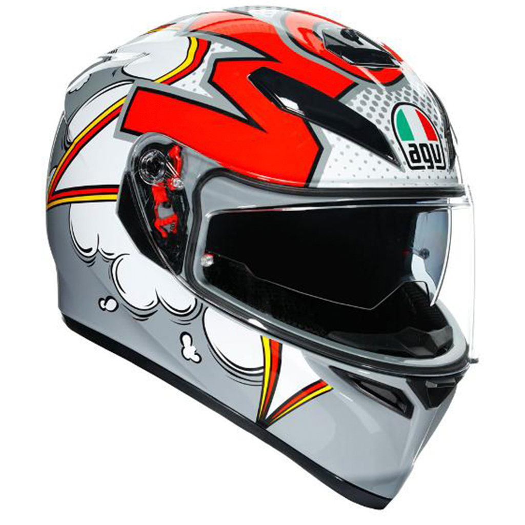 agv k3 australia AGV - K3 SV Bubble Grey/White Helmet