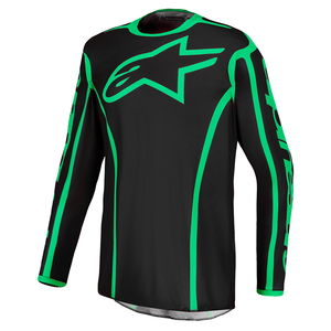 Alpinestars - 2027 Fluid Apex V2 Black/Green Jersey