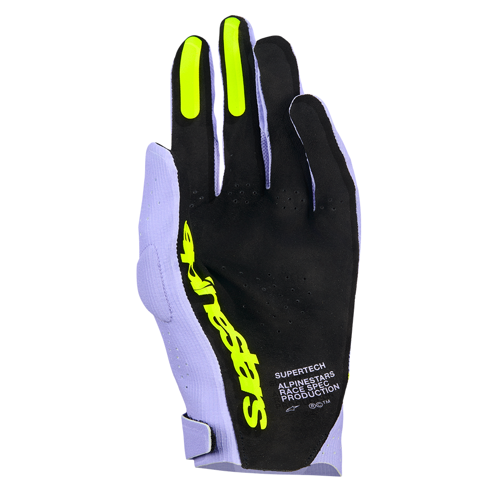 Alpinestars - 2026 Supertech Lavender/Violet/Yellow MX Gloves