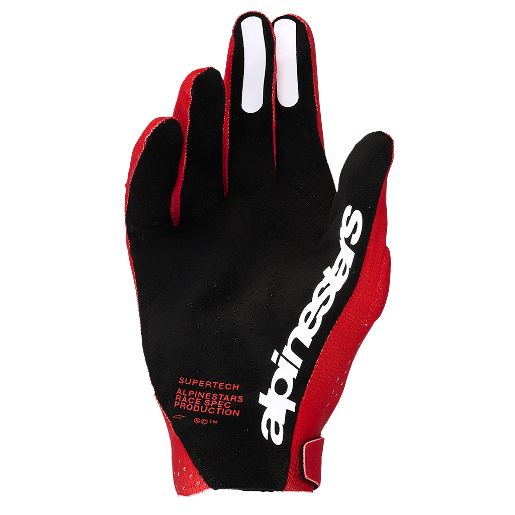 Alpinestars - 2026 Supertech Red/Black/White MX Gloves