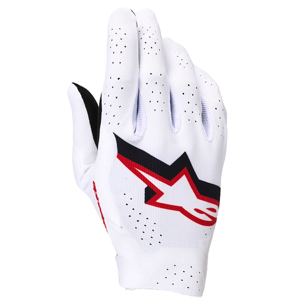 Alpinestars - 2026 Supertech White/Black/Red MX Gloves