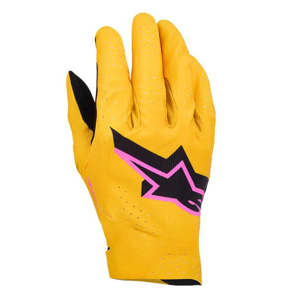 Alpinestars - 2026 Supertech Gold/Black/Pink MX Gloves