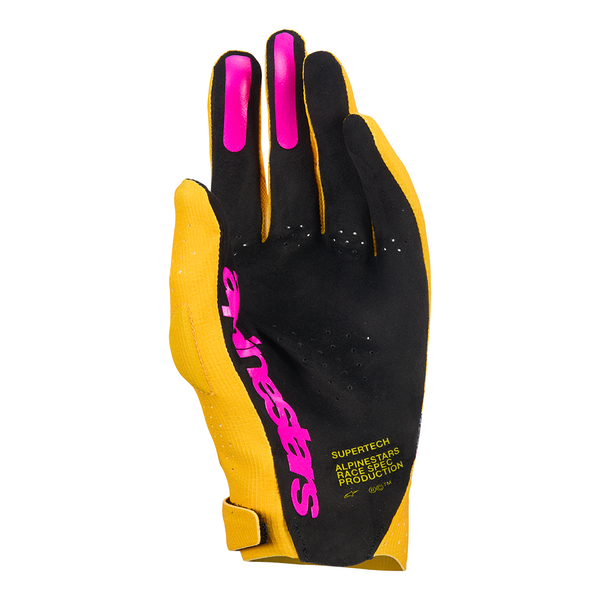 Alpinestars - 2026 Supertech Gold/Black/Pink MX Gloves