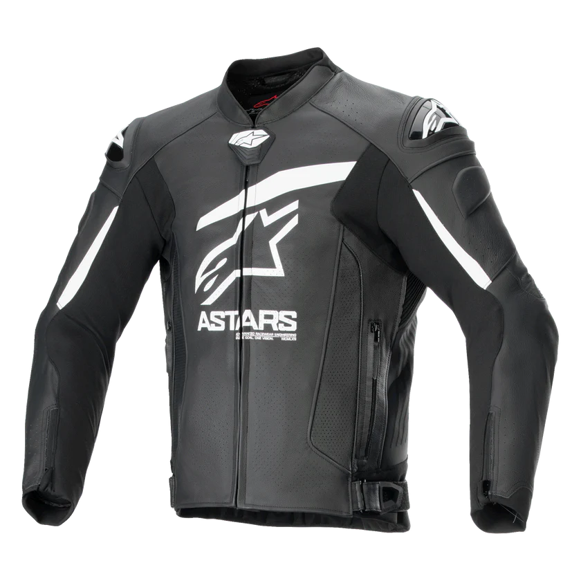 Alpinestars - GP Plus R V4 Black/White Airflow Leather Jacket