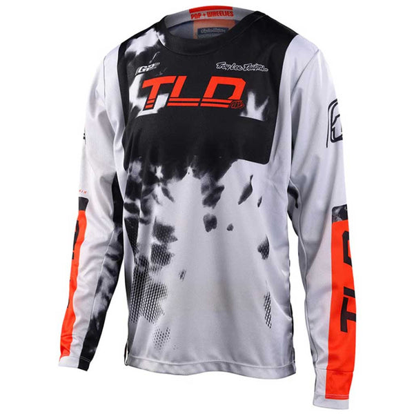 TLD - Youth GP Astro Light Grey/Orange Jersey