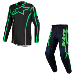 Alpinestars - 2027 Fluid Apex V2 Black/Green Mx Combo