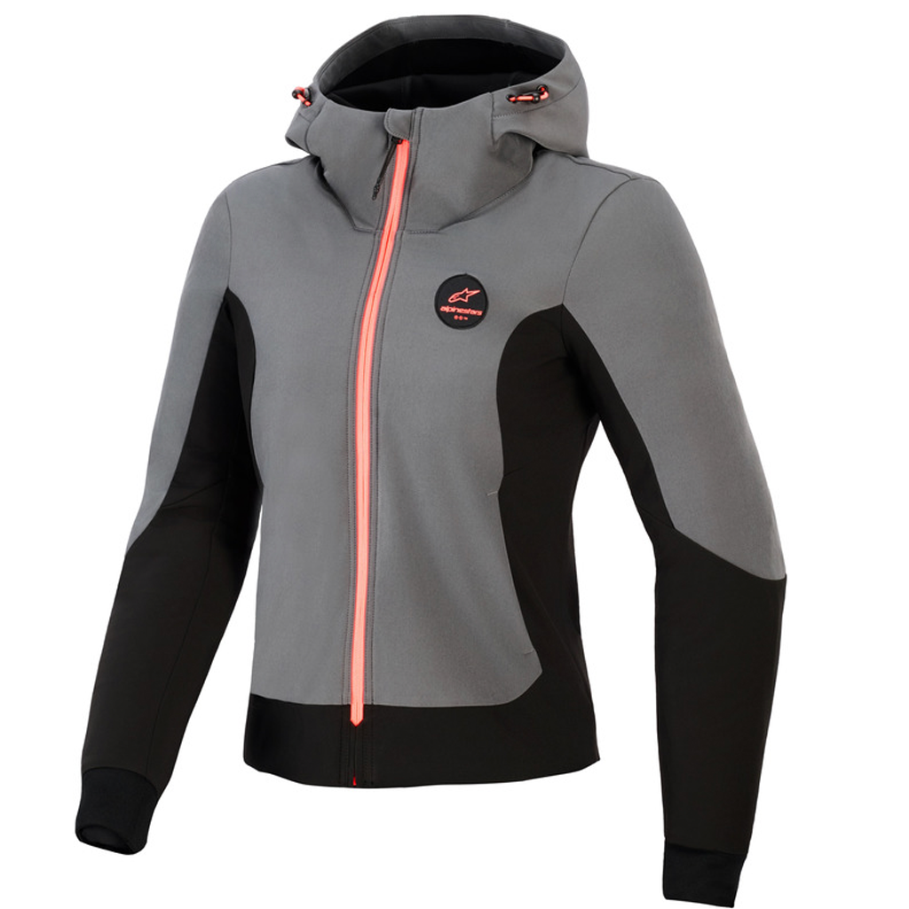 Alpinestars - Womens Radium Tech Grey/Black Hoodie