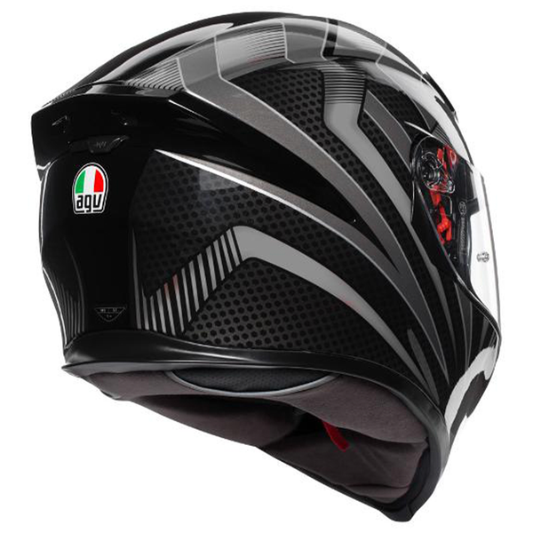 AGV - K5 S Hurricane 2 Black/Silver Helmet