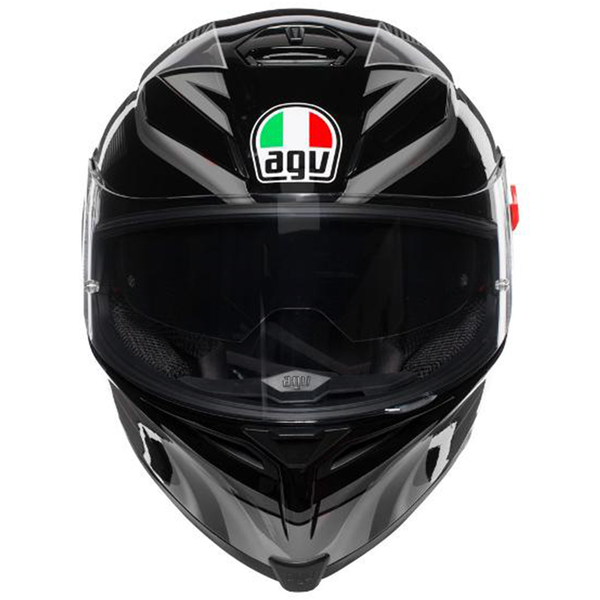 AGV - K5 S Hurricane 2 Black/Silver Helmet