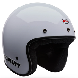 Bell - Magnum Solid Vintage White Open Face Helmet