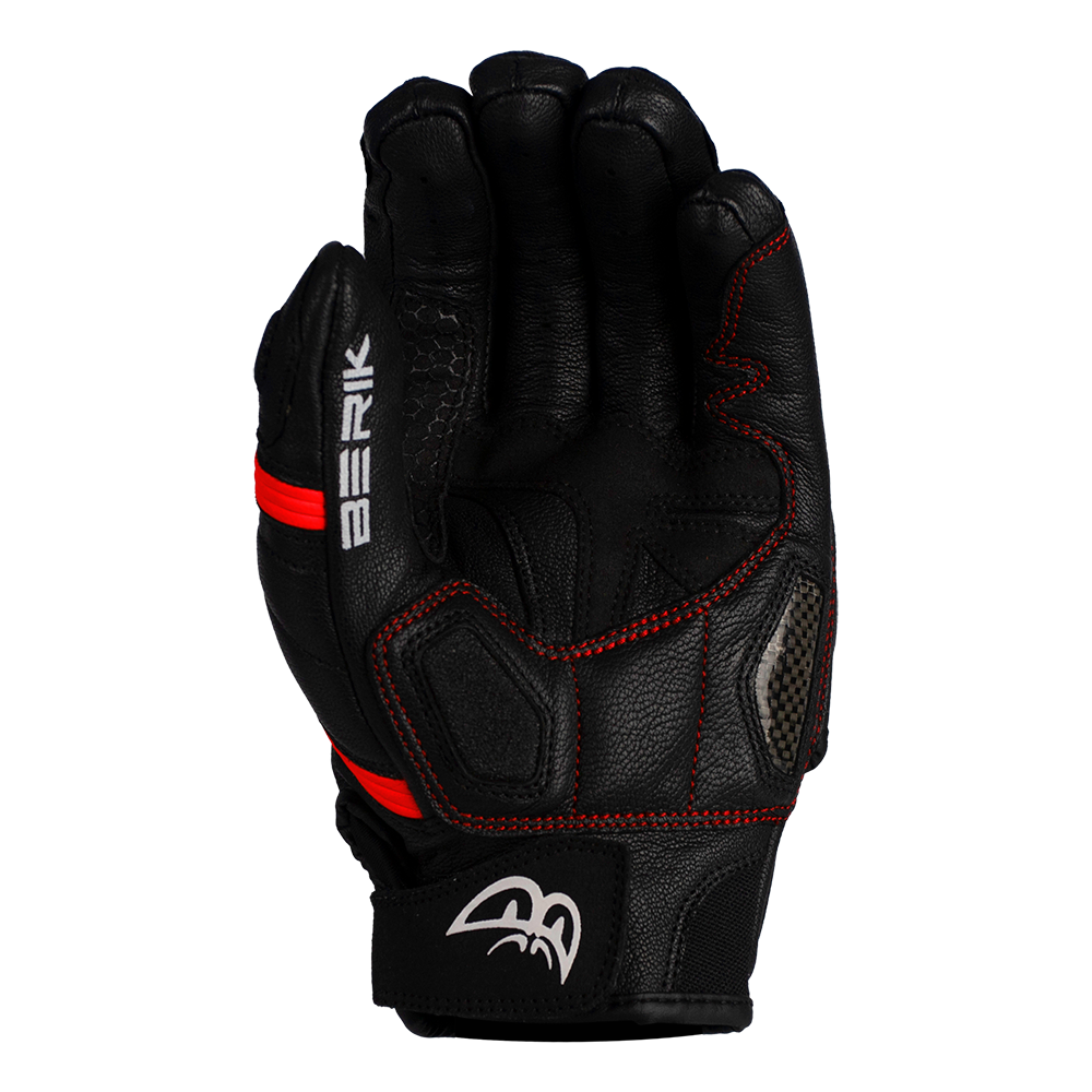 Berik - SP2 Carbon Black/Red Gloves