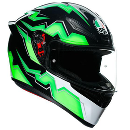 AGV - K1 Kripton Black/Green Helmet