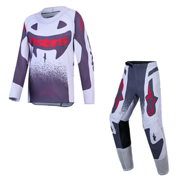 Alpinestars - 2027 Youth Supertech Swan Lilac/Gray/Red Mx Combo