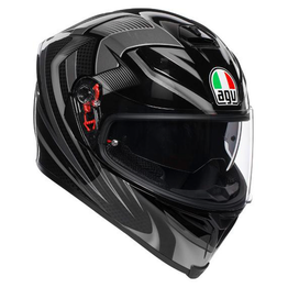 AGV - K5 S Hurricane 2 Black/Silver Helmet