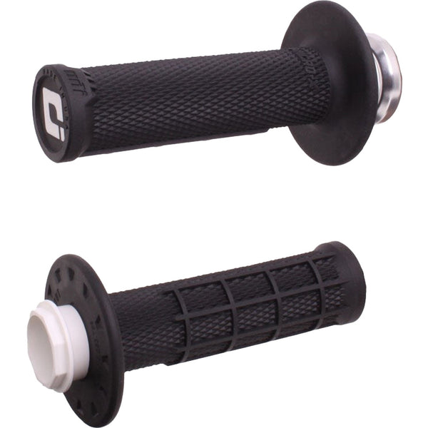 ODI - Micro-X Half Waffle Black Lock On Grips