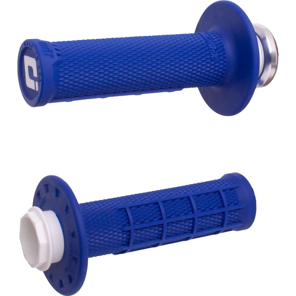 ODI - Micro-X Half Waffle Blue Lock On Grips
