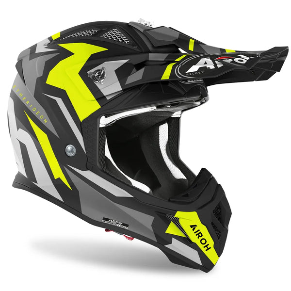 Airoh - Aviator Ace Swoop Matt Yellow Helmet