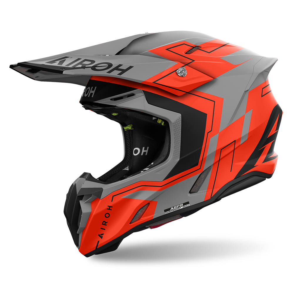 Airoh - Twist 3 Dizzy Orange/Grey Helmet