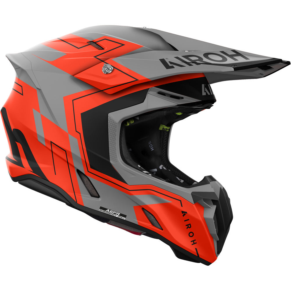Airoh - Twist 3 Dizzy Orange/Grey Helmet