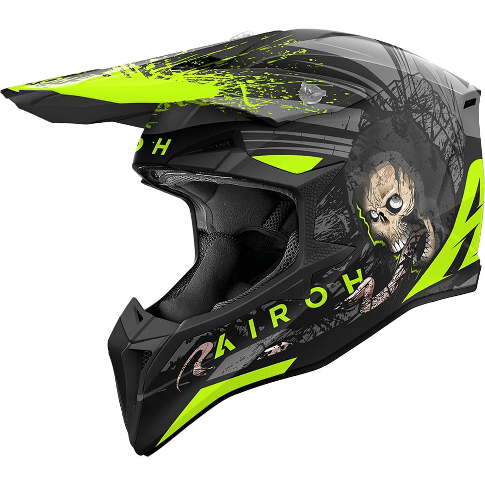 Airoh - Wraaap Darkness Black/Yellow Helmet