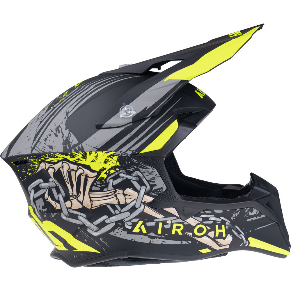Airoh - Wraaap Darkness Black/Yellow Helmet