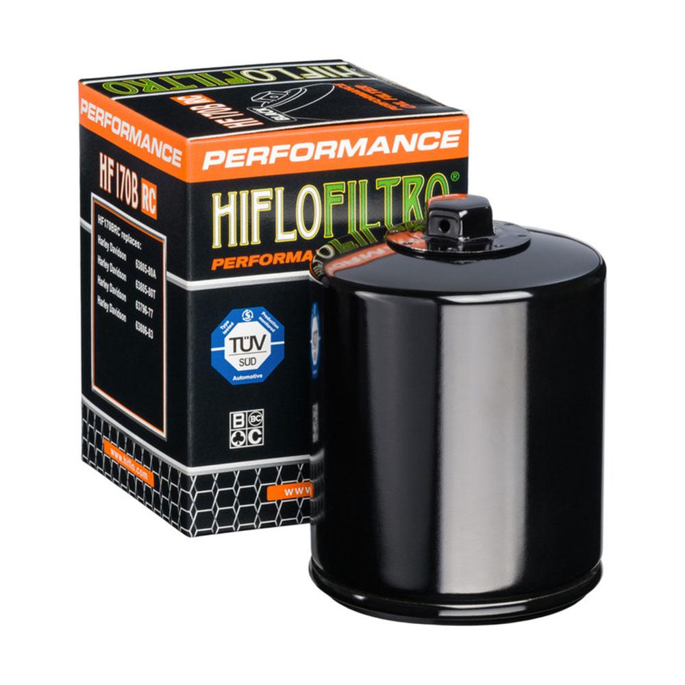 HiFlo - Black Oil Filter HF170BRC With Nut