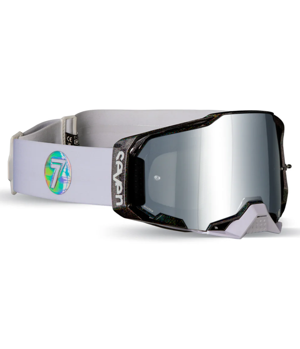 Seven - Armega Holowave Black/White Mirrored Lens Goggle