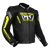 Berik - Apex Black/Flo Yellow leather Jacket